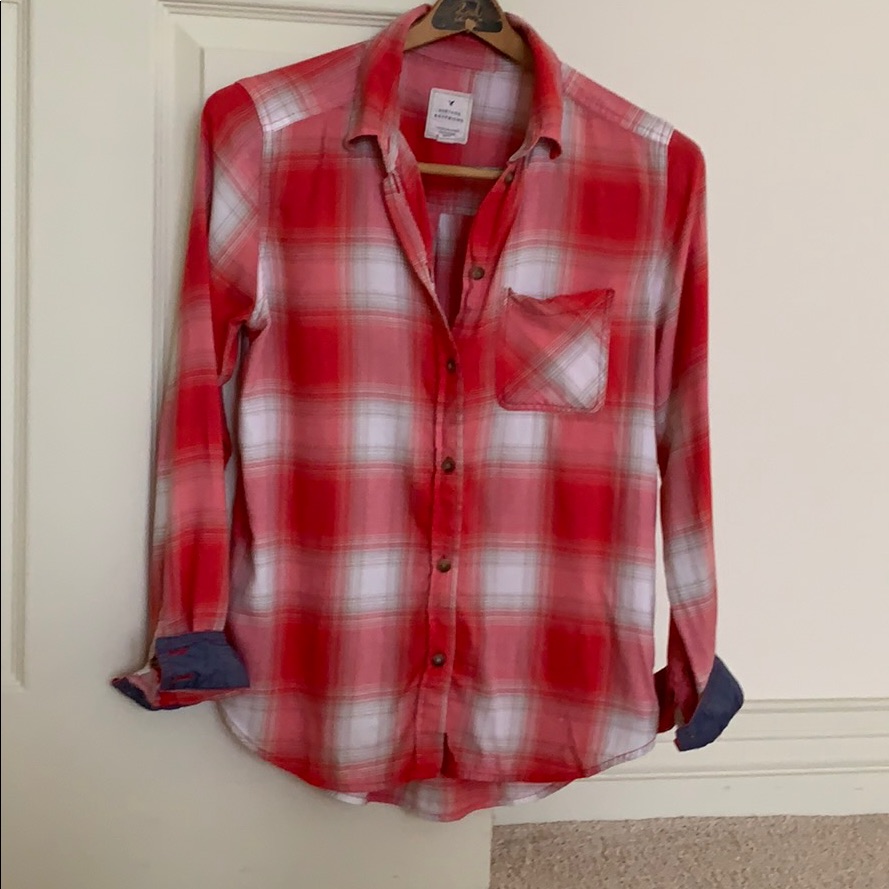 Ae Plaid Button Down